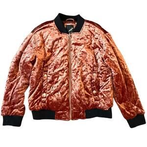 Copper Collection B Crushed Velvet Bomber (M)